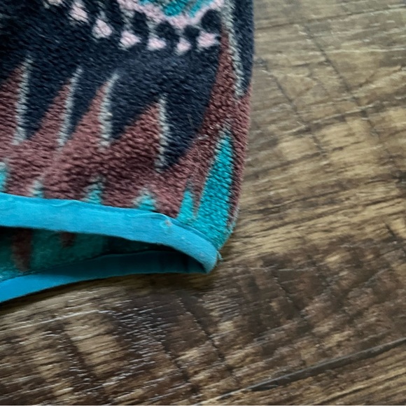 Patagonia Synchilla snap T laughing waters Aztec brown fleece pullover M read - Picture 8 of 16